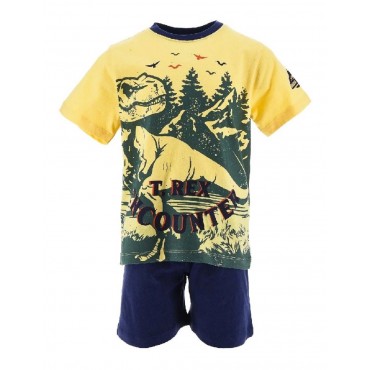 Pijama Criança Dinossauros Ref.ªEV2049